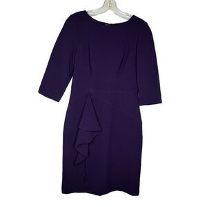 Sandra Darren Purple Dress